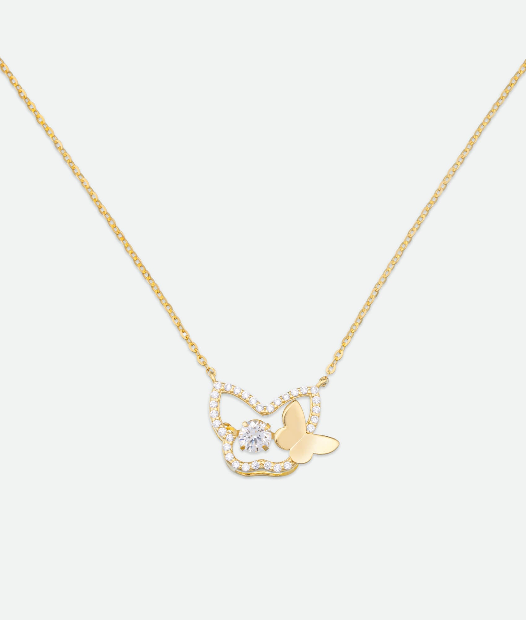 Butterfly Gold Necklace