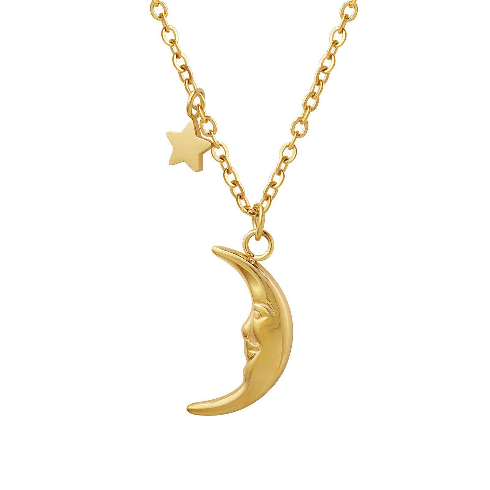 Moon Star Necklace