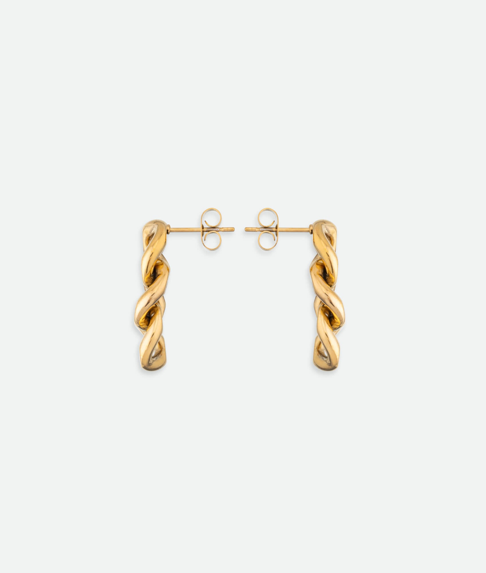 Gold Trio Link Earrings