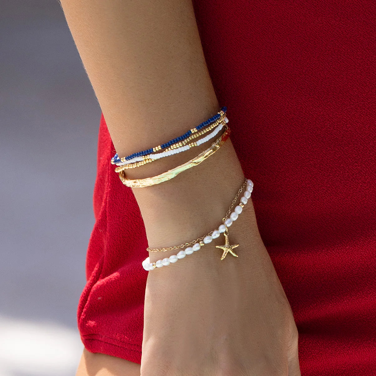 Sunny Bracelet Set Navy