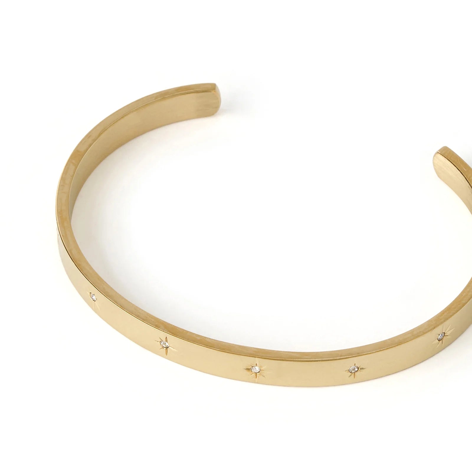 Gemma Gold Cuff Bracelet 6