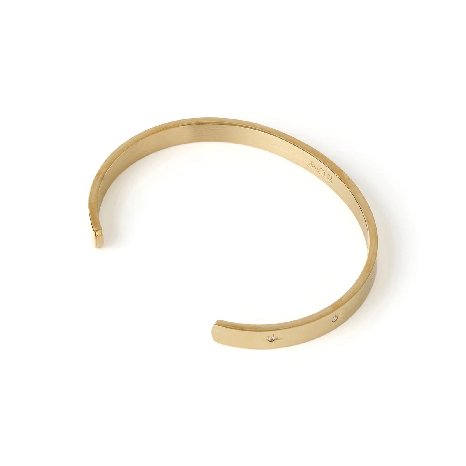 Gemma Gold Cuff Bracelet 7