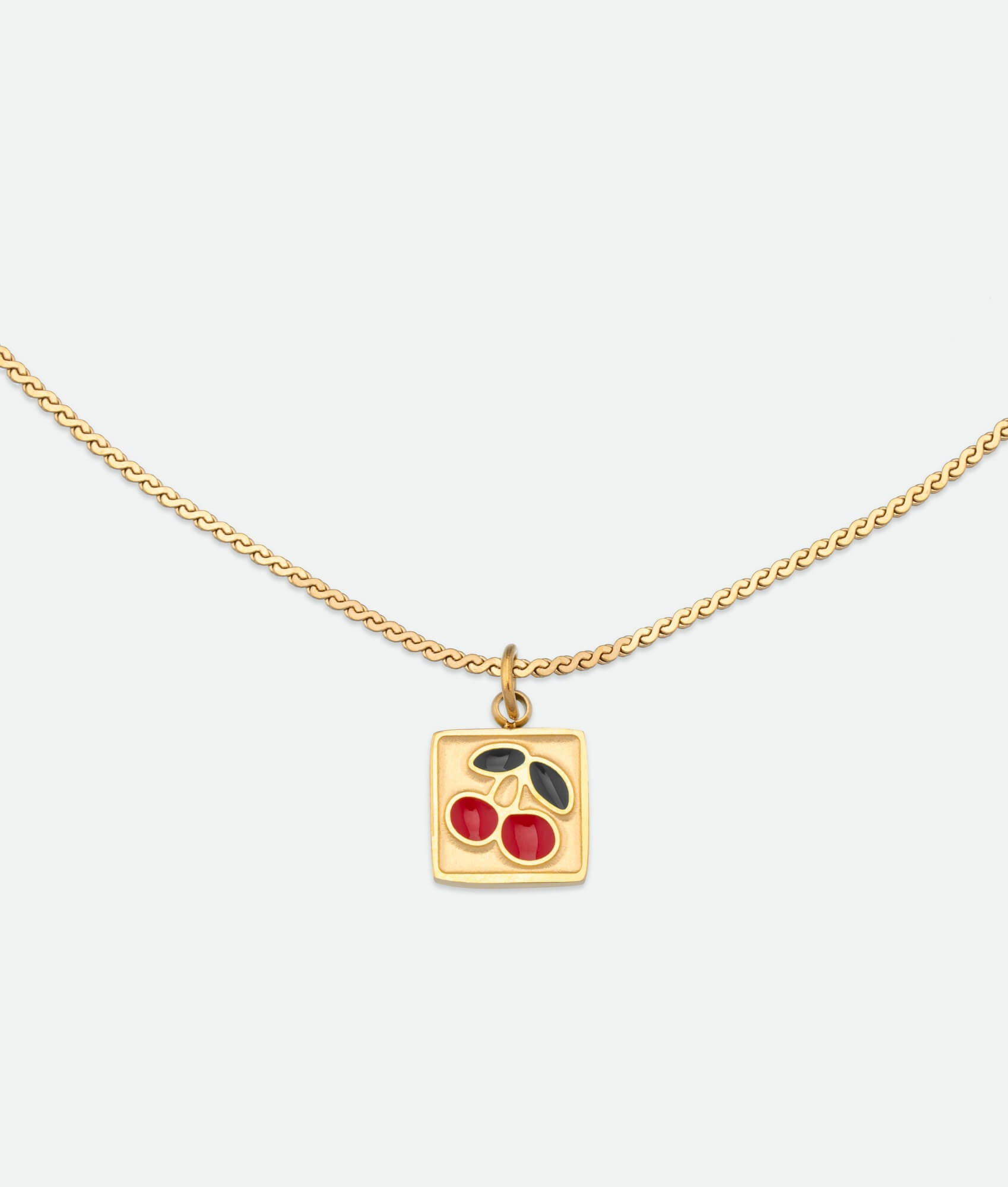 Gold Cherry necklace