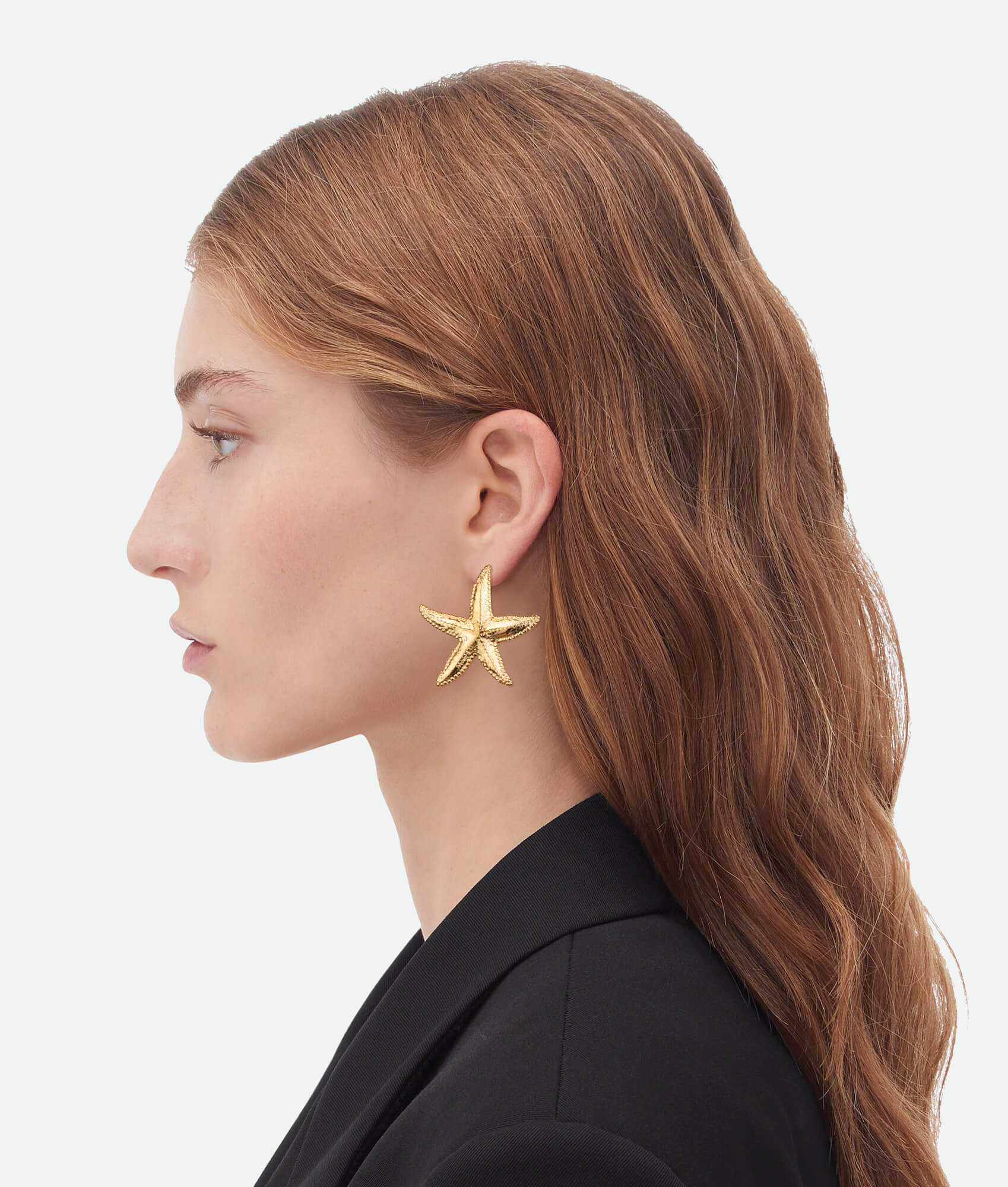 Gold Starfish Earrings