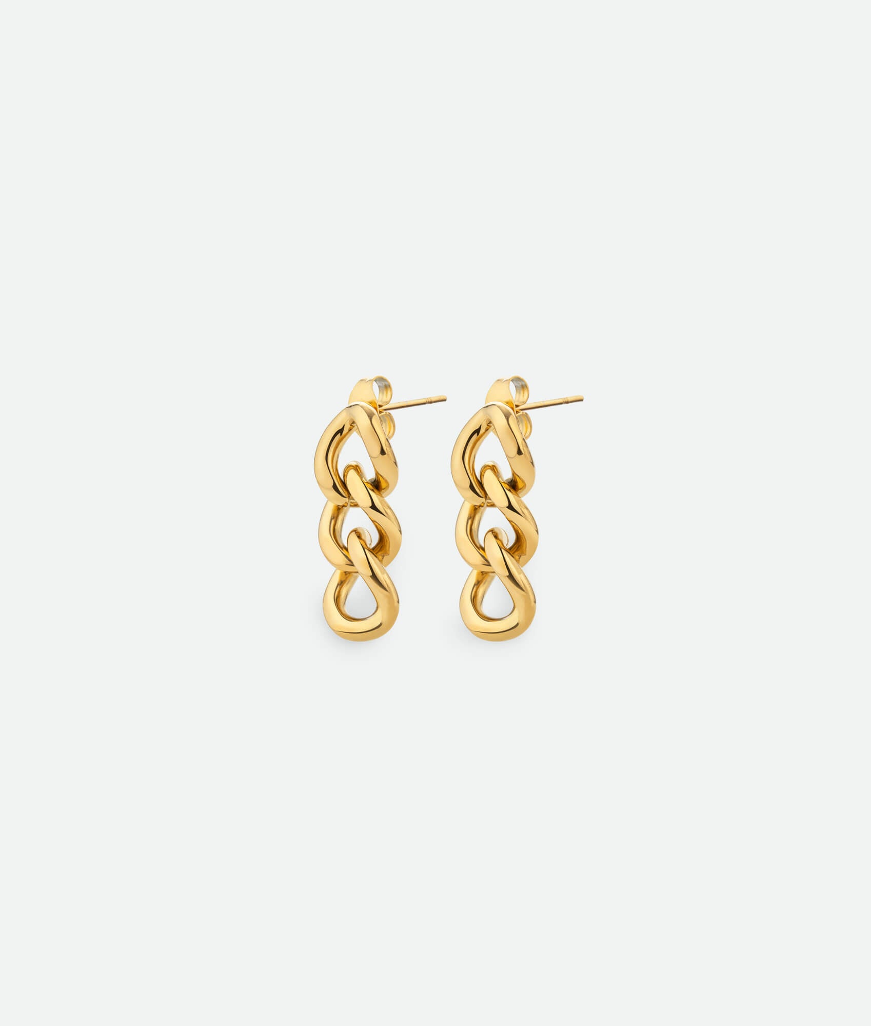 Gold Link Earrings