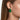 Green Enamel Drop Earrings On Model