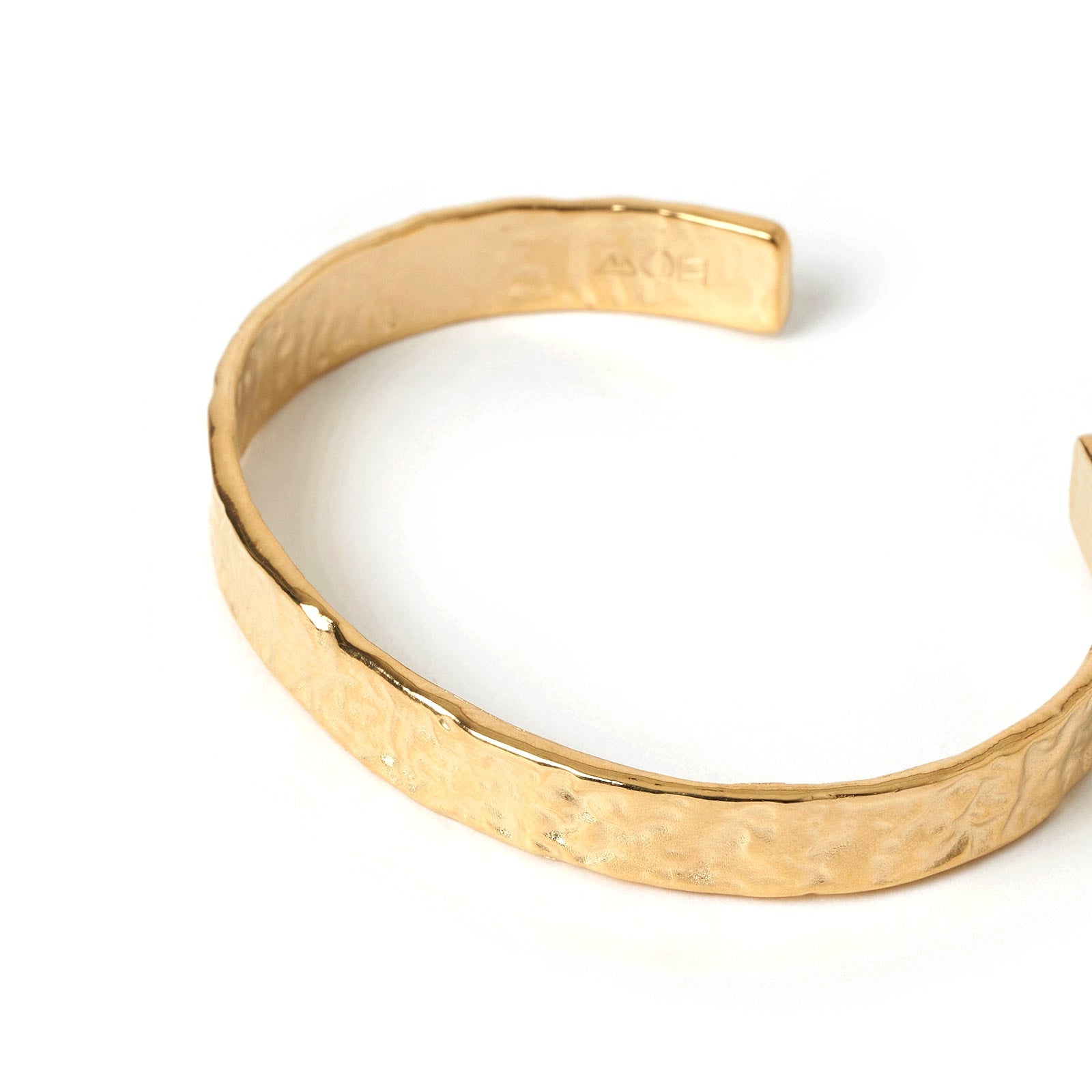 Flat Gold Cuff Bracelet