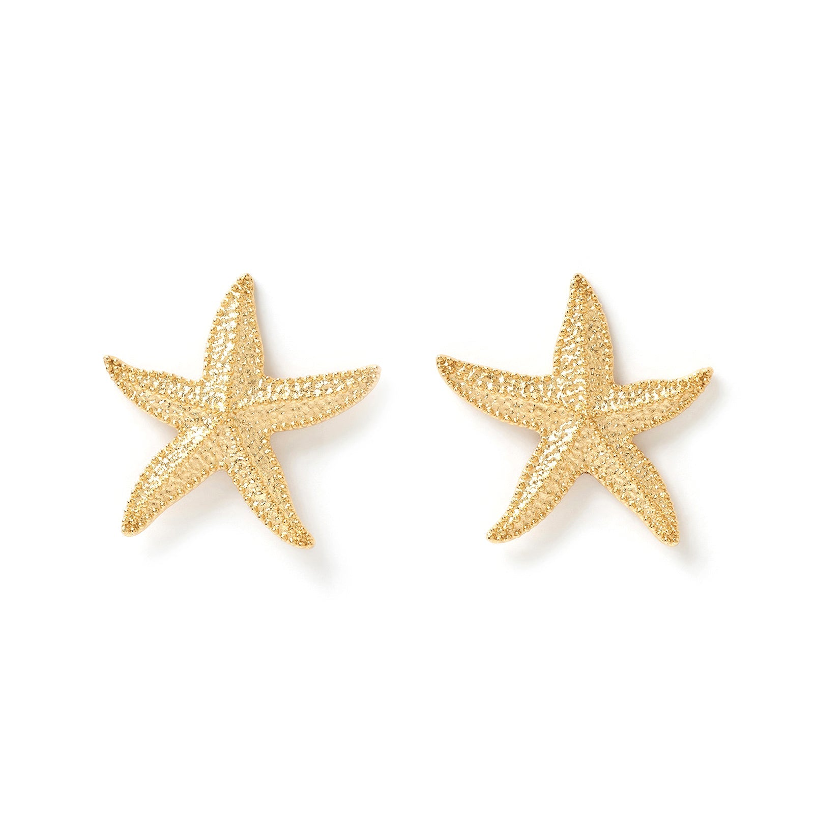 Gold Starfish Earrings