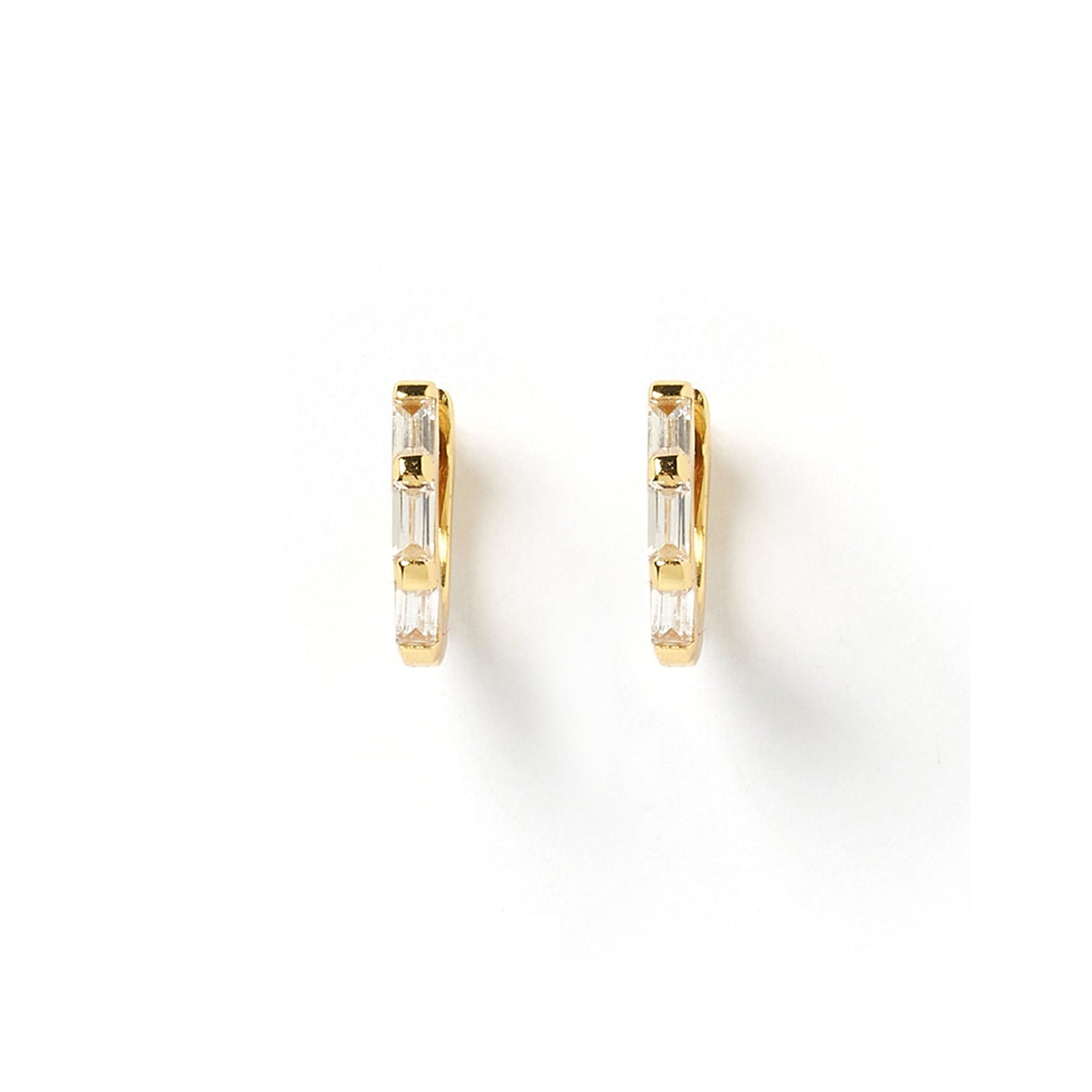 Squared Huggie Earrings