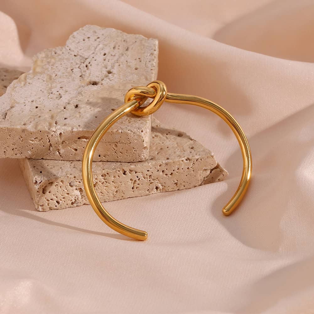 Louisa Gold Bangle gold plated