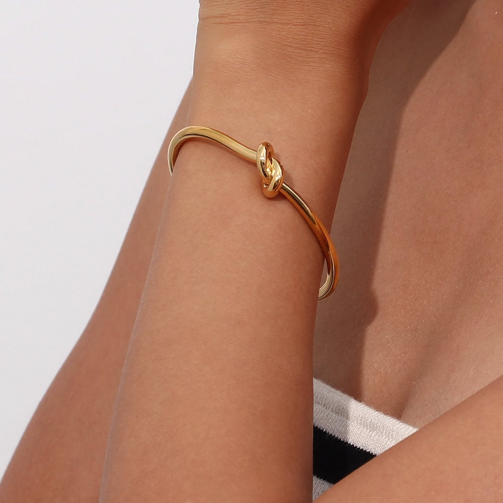 Louisa Gold Bangle gold plated