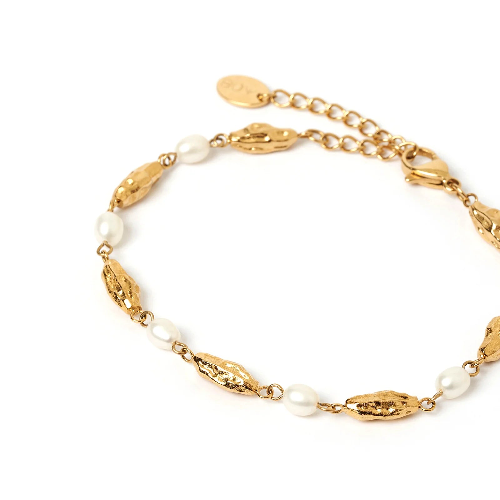 Mimi Pearl and Gold Bracelet 8