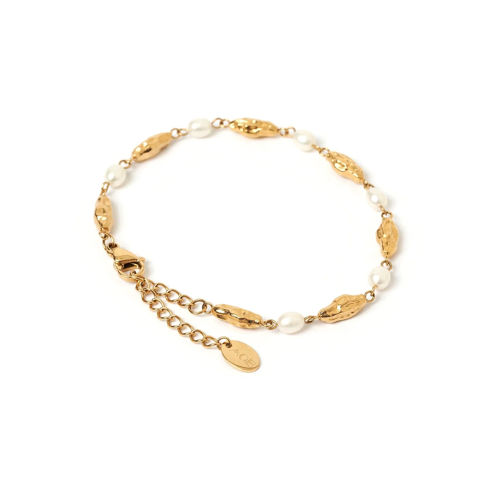 Mimi Pearl and Gold Bracelet 9