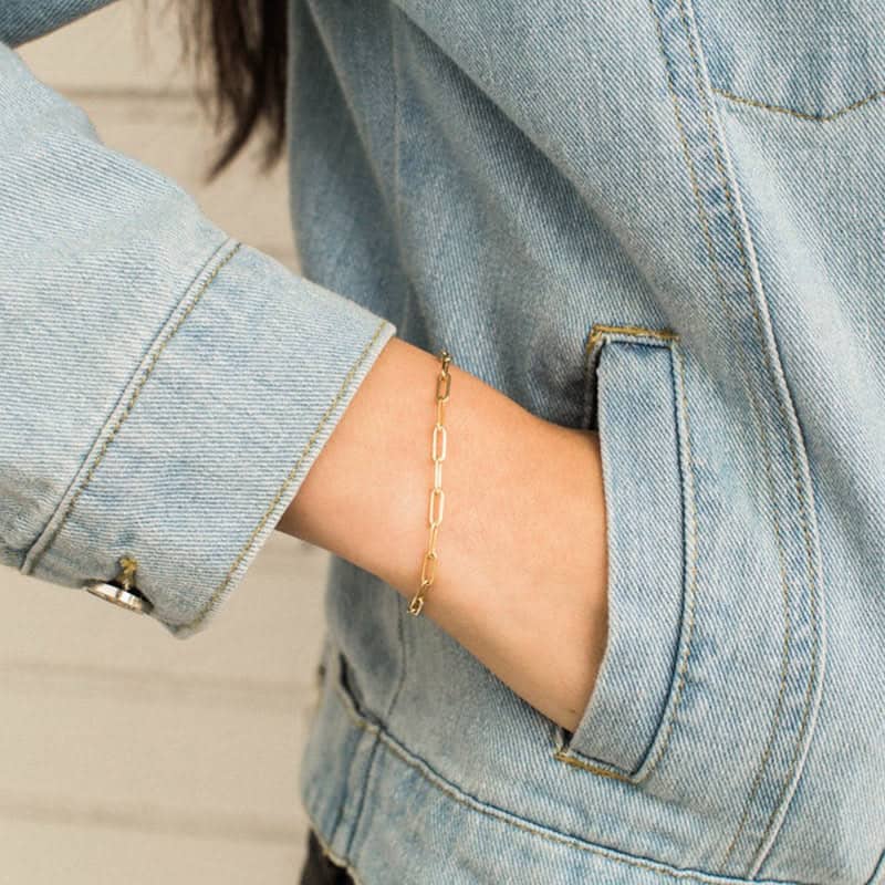 Paper clip Bracelet foe men