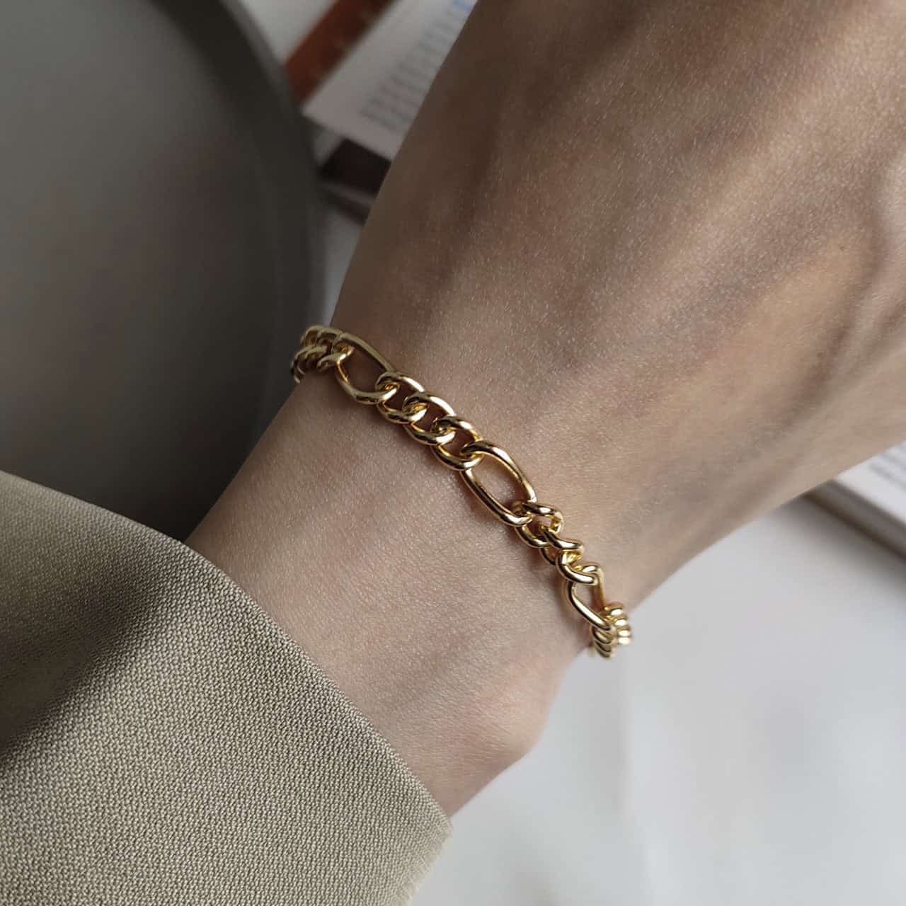 Link Chain Bracelet gold