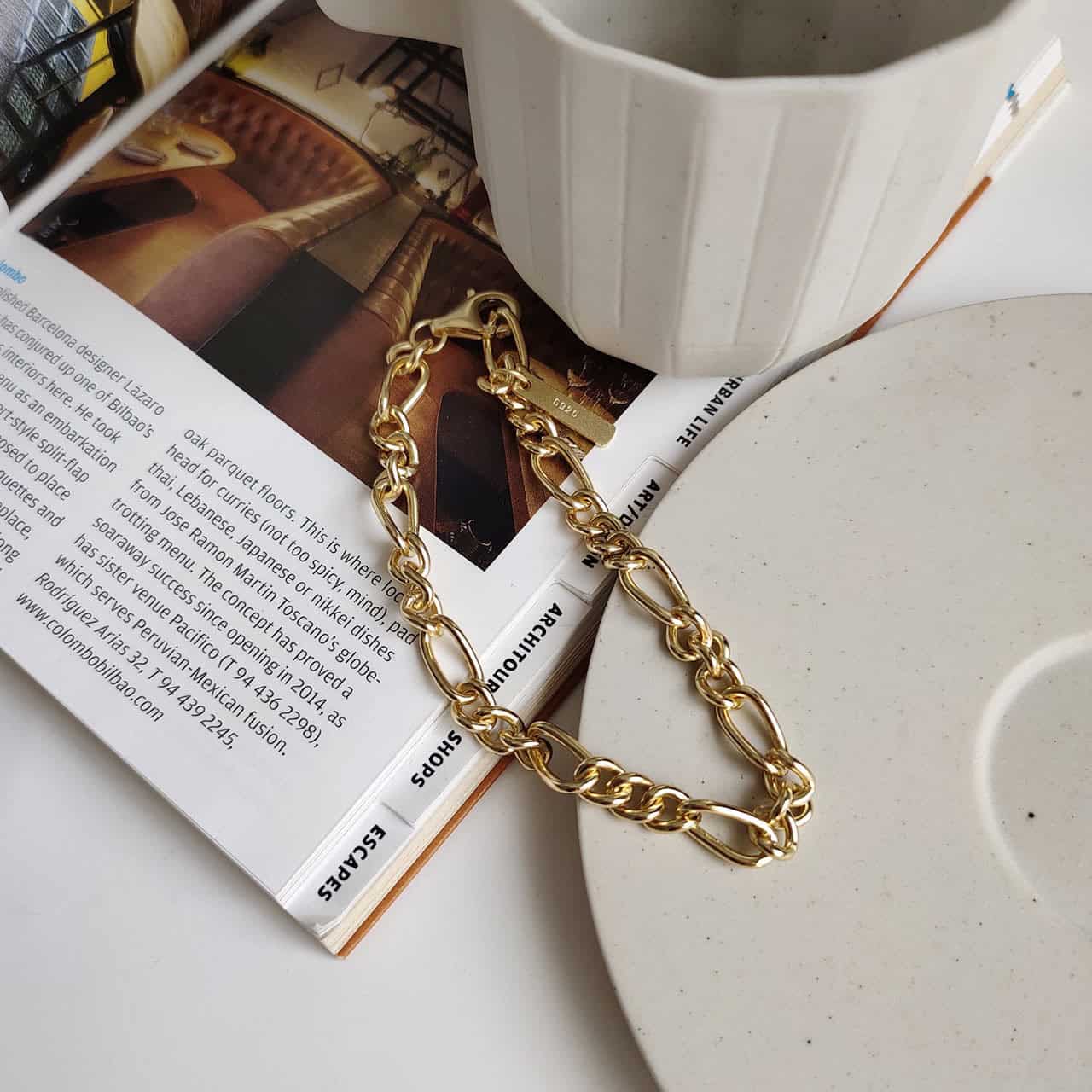 Link Chain Bracelet gold