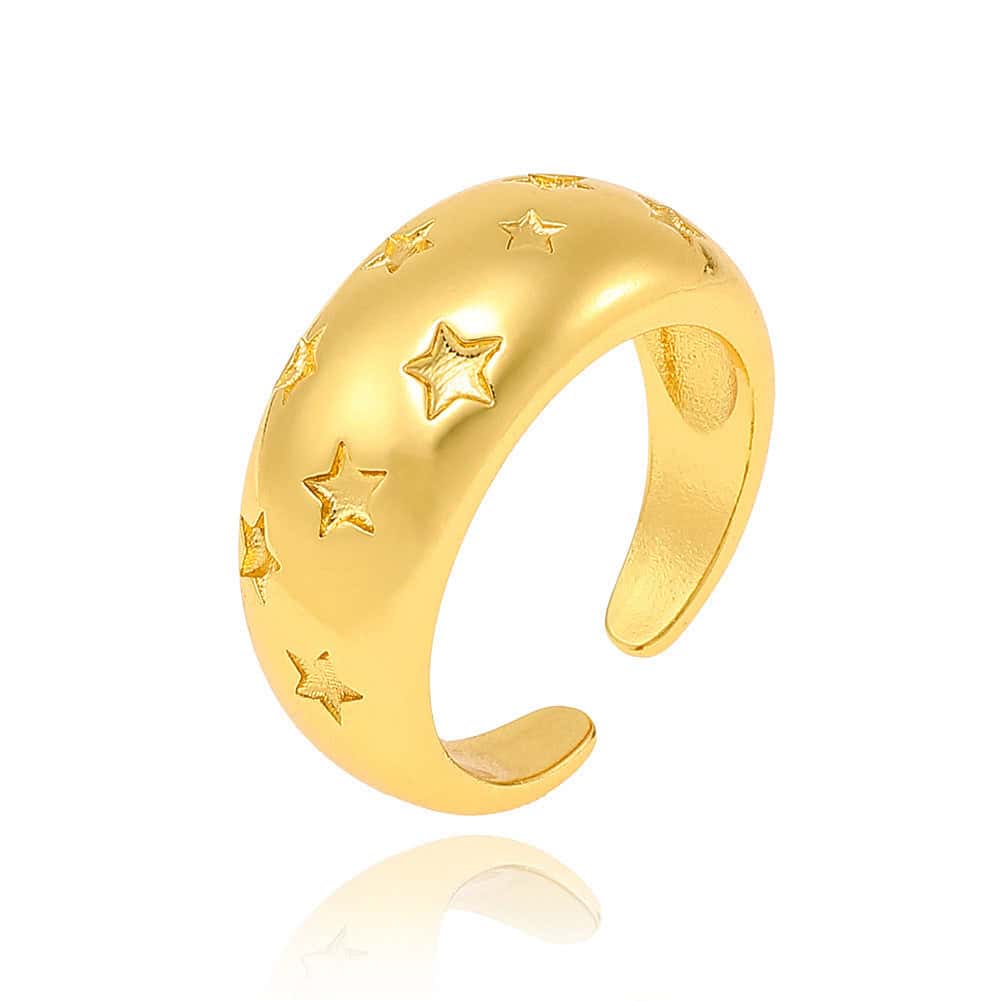 Adjustable  Gold Plated Ring