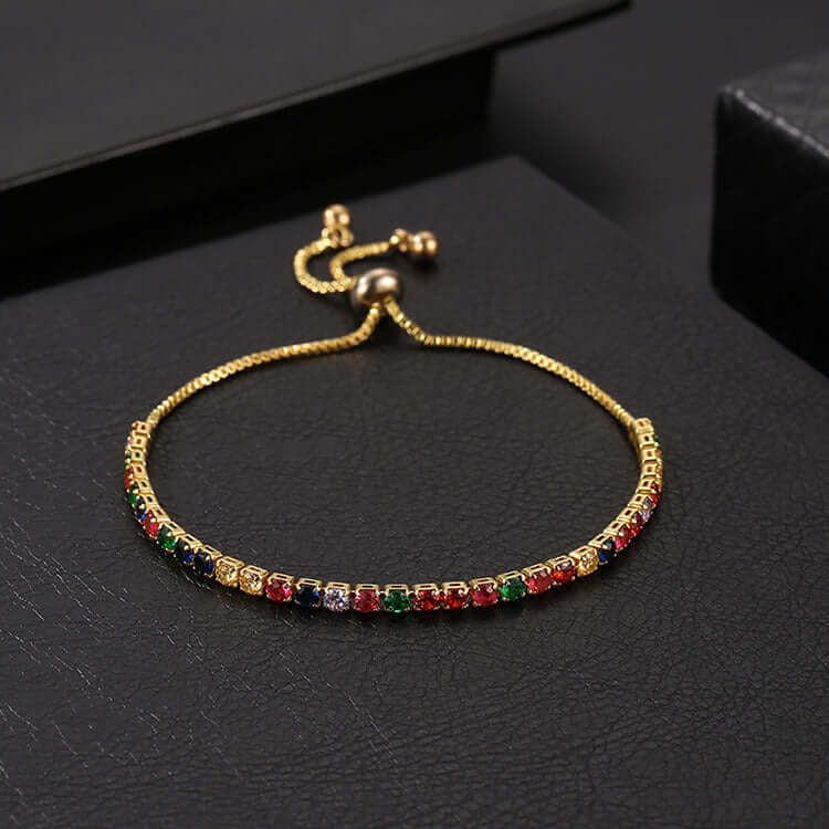 Multicolor Tennis Bracelet