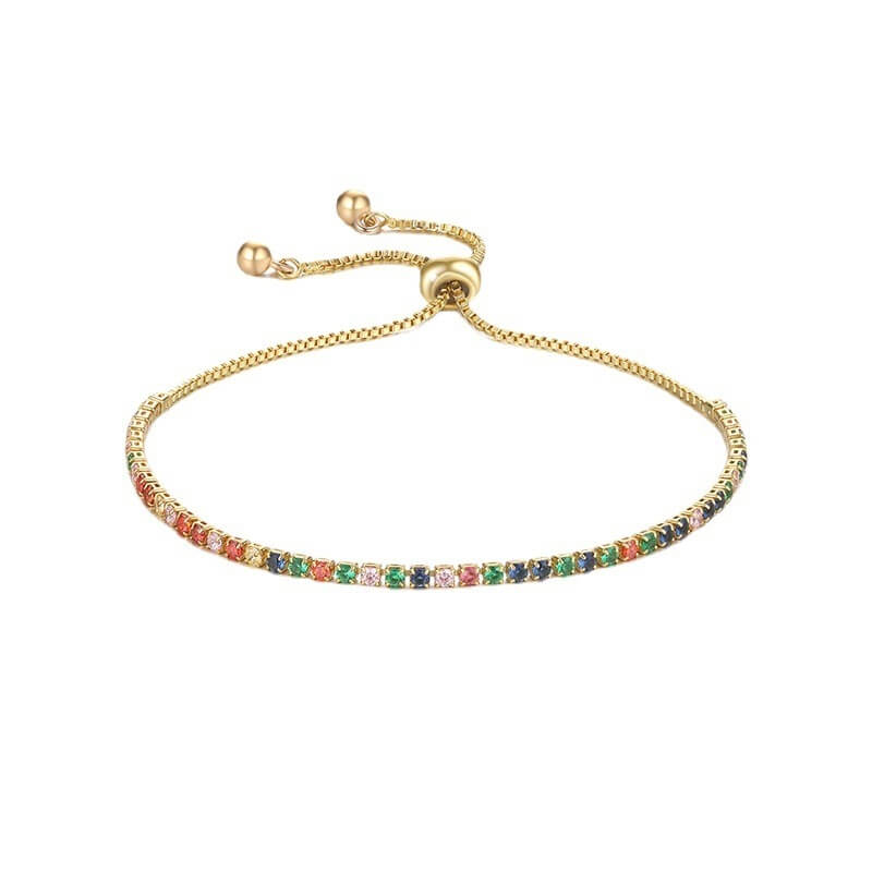 Multicolor Tennis Bracelet