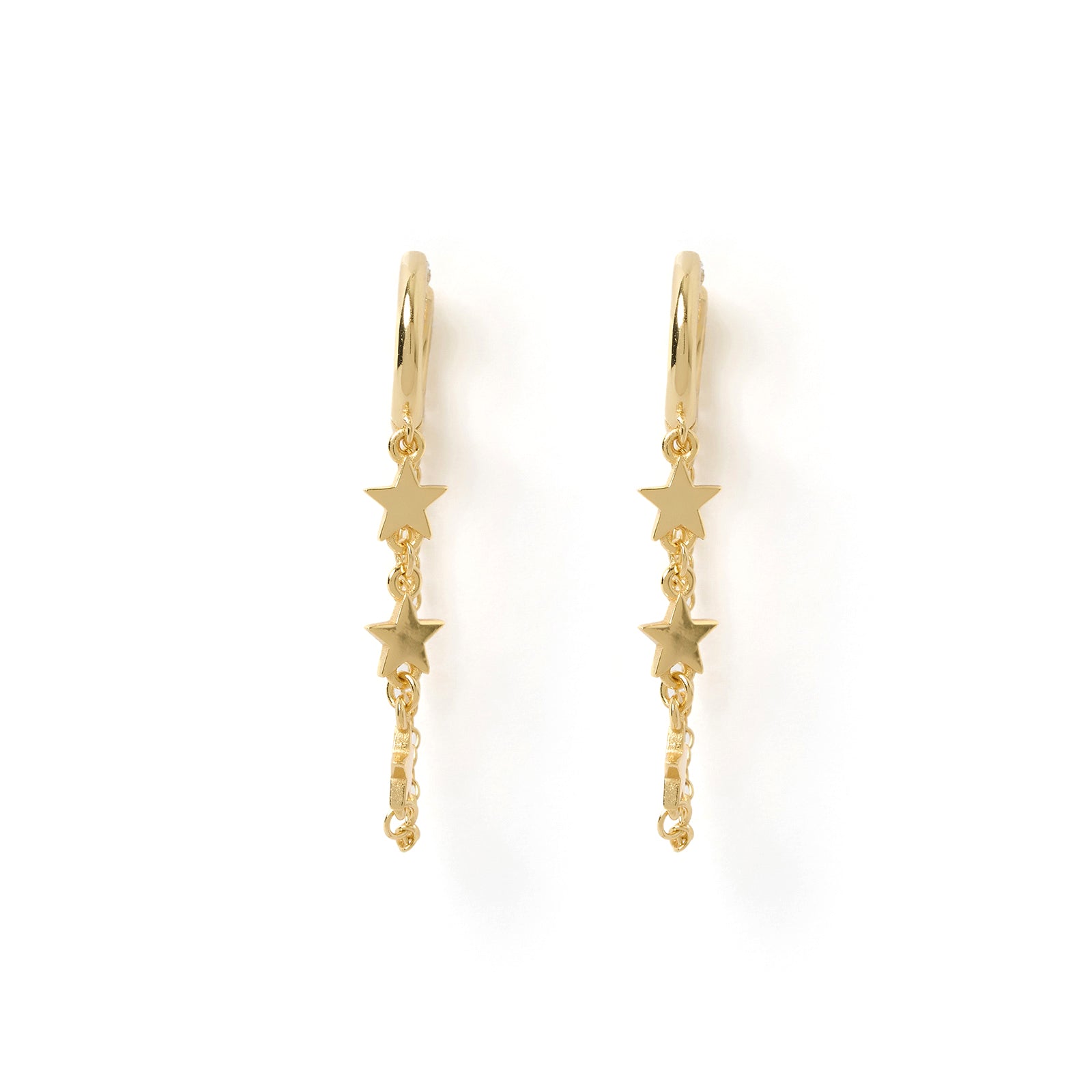 Bellini Gold Huggie Earrings 3