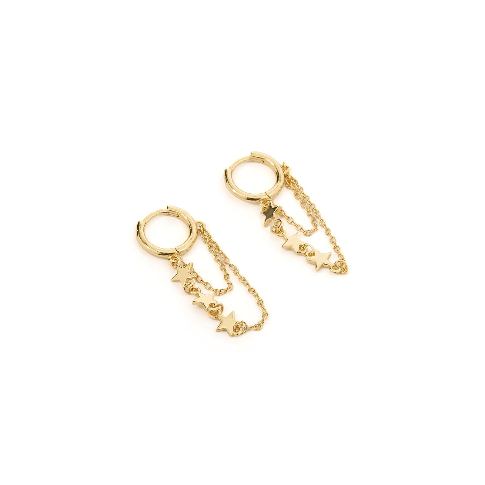 Bellini Gold Huggie Earrings 4