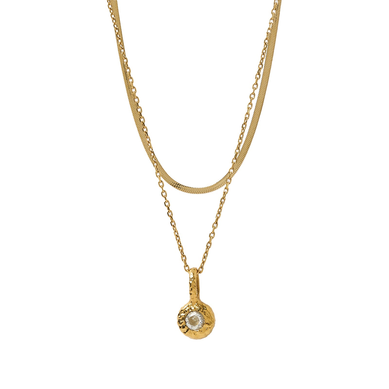 Birthstone Necklace Stack 6