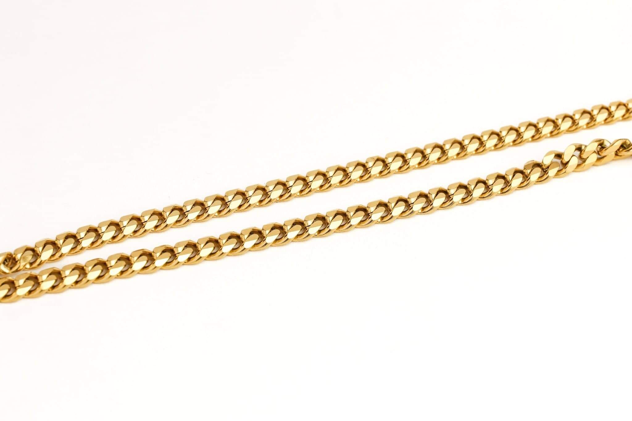 Chunky Gold Figaro Necklace