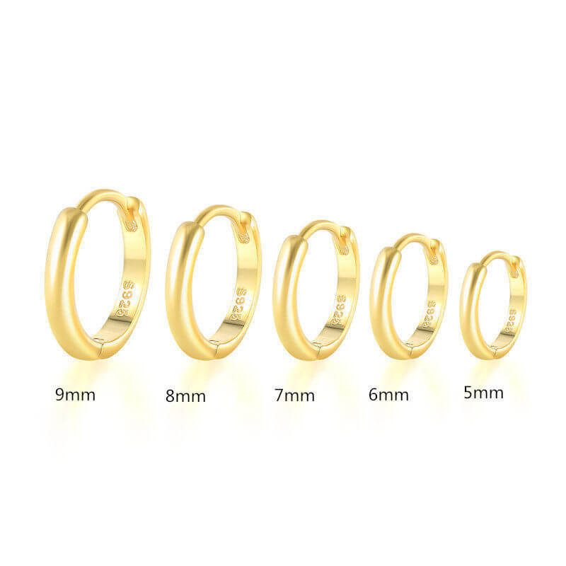 Gold Hoop Earrings