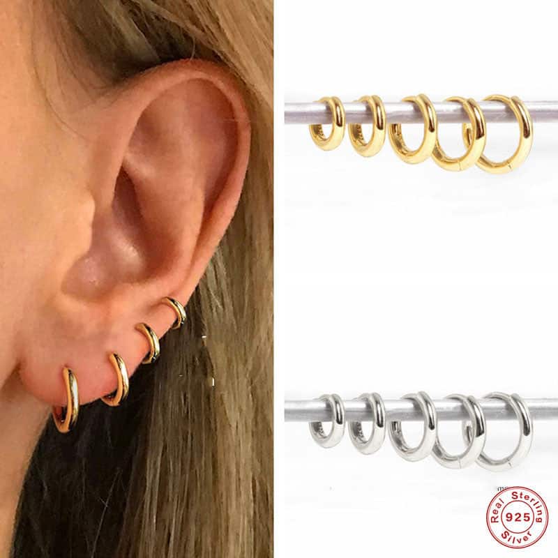 Gold Hoop Earrings