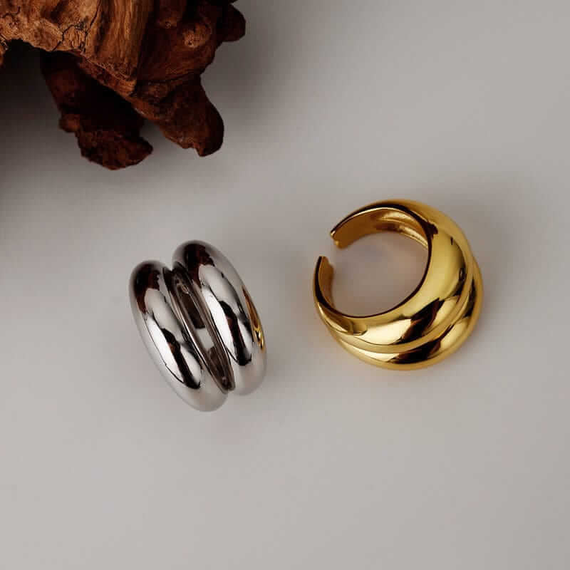 Bi-Layered Bold Ring