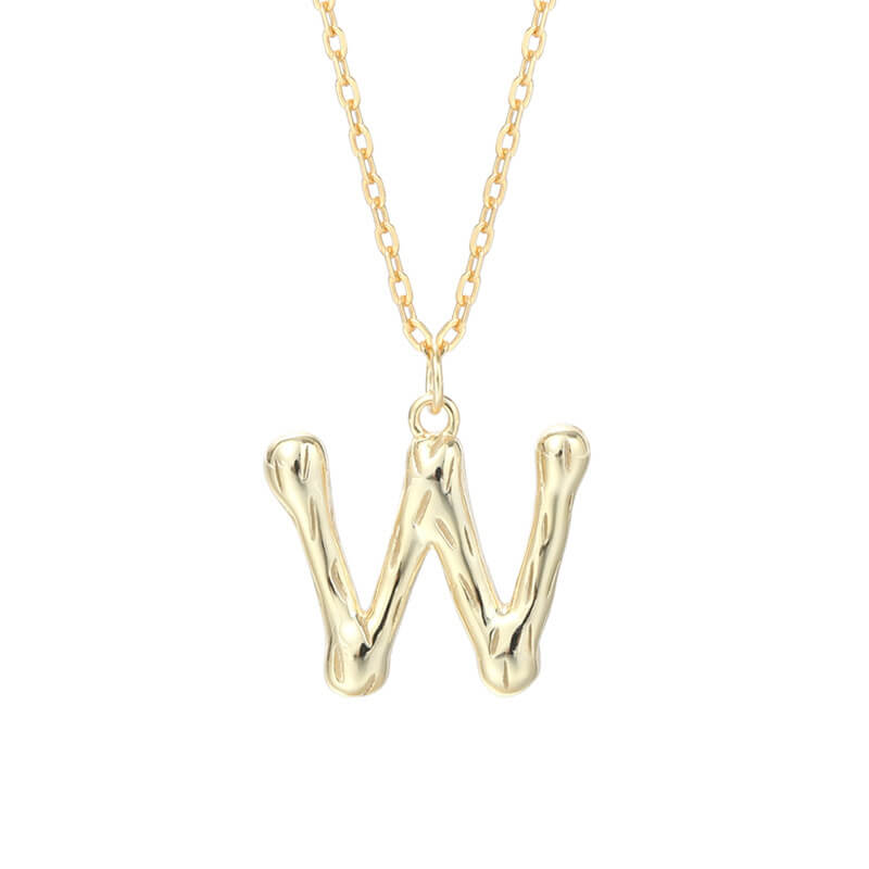 W Initial Alphabet Necklace