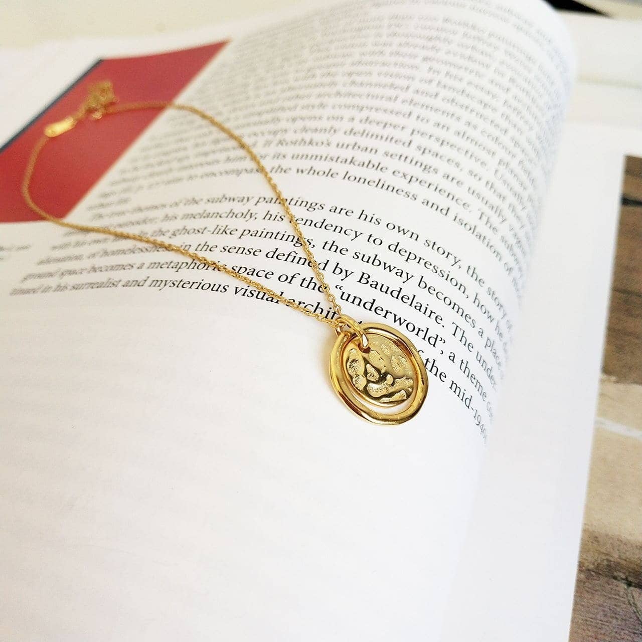 Vintage Coin Necklace Gold