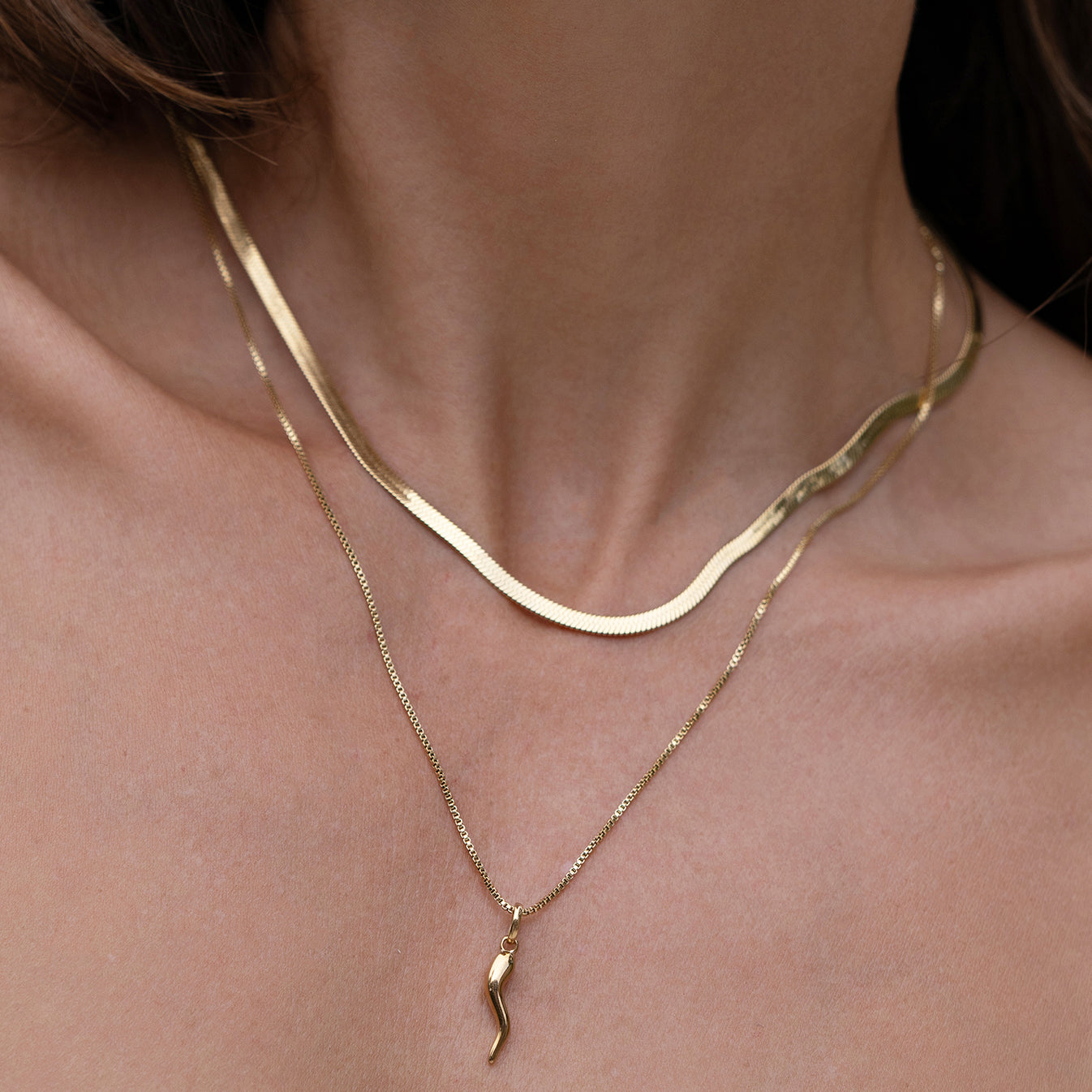 Fortune Necklace Stack - Gold 3