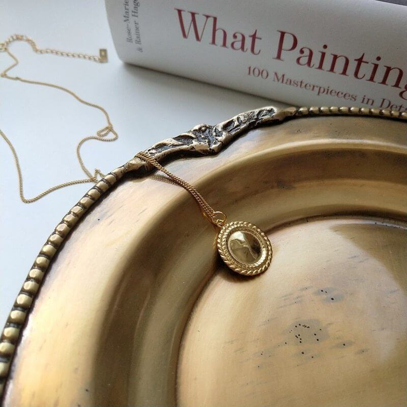 Vintage Coin Pendant Necklace