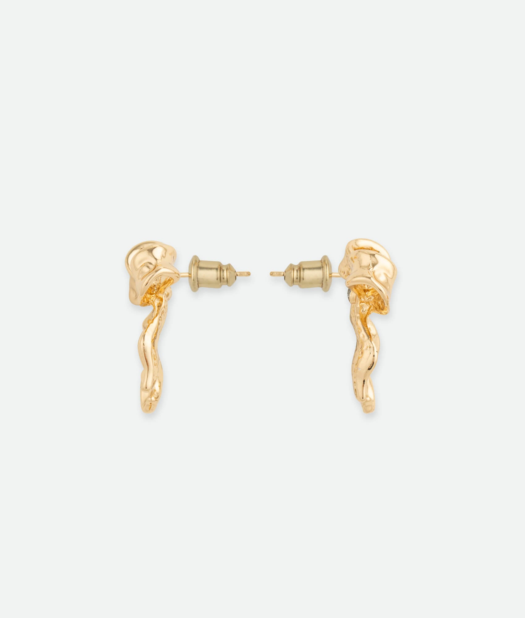 Gold Statement Bow Earrings