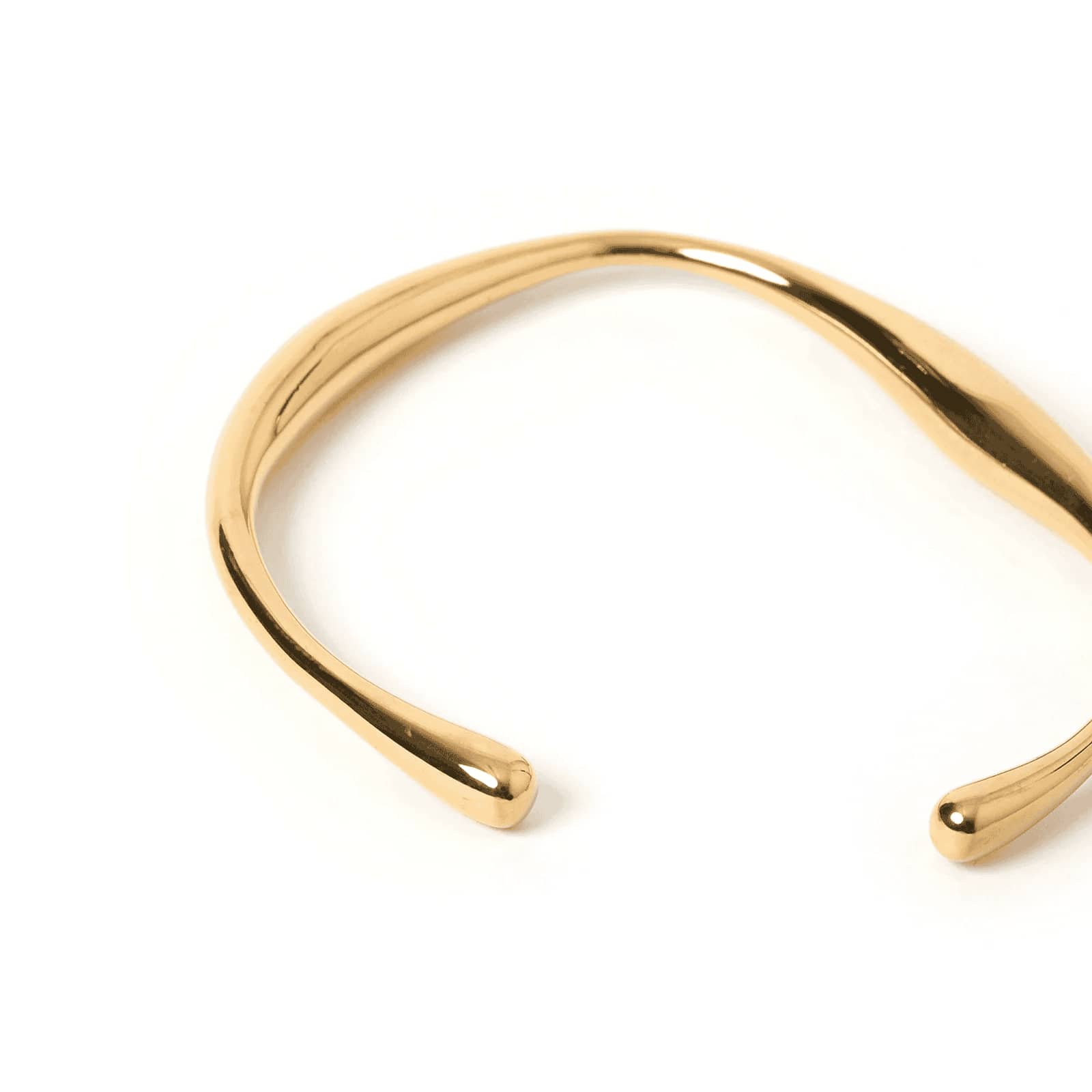 Wave Gold Cuff Bracelet