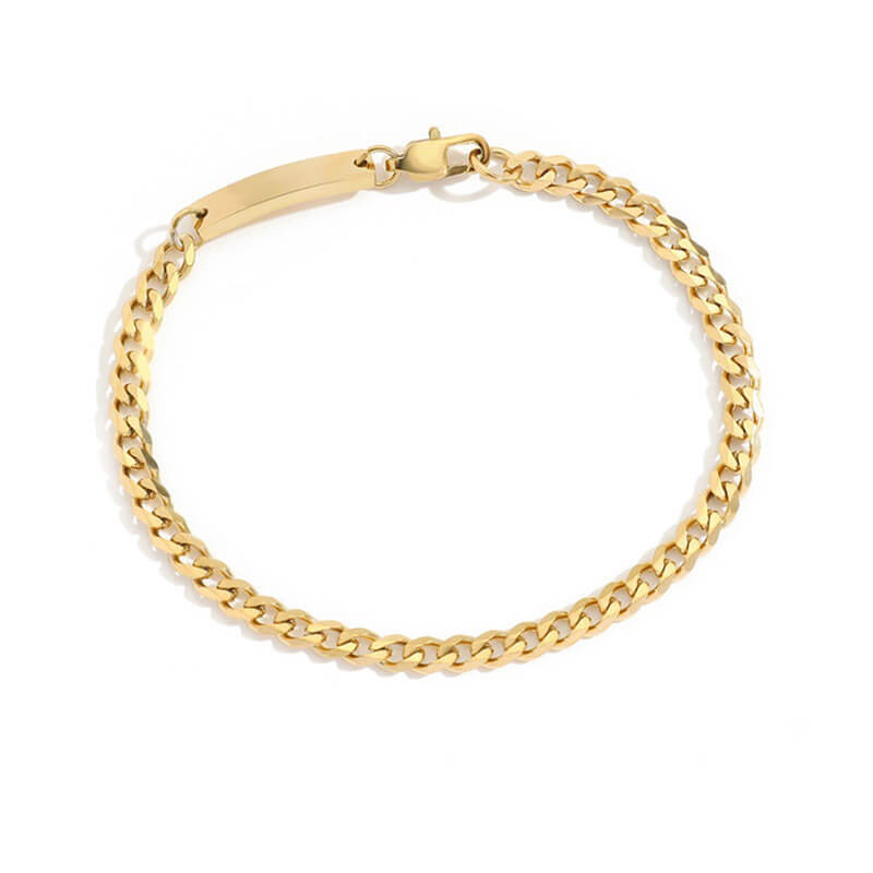 Minimalist Chain Bracelet Gold