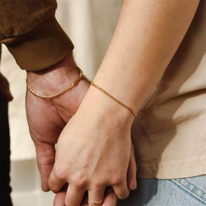 Minimalist Chain Bracelet Gold