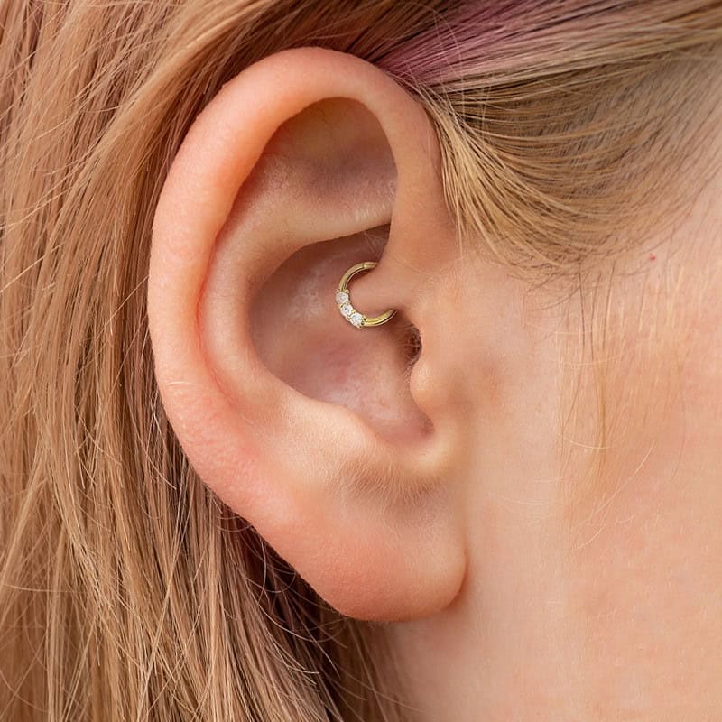 Silver Cartilage Earrings in gold platinium colors