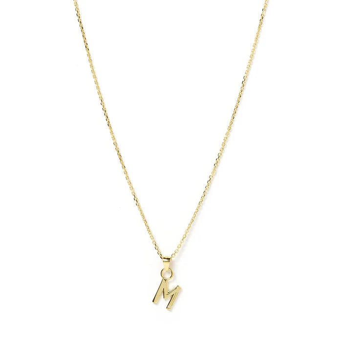 initial-gold-charm-necklace