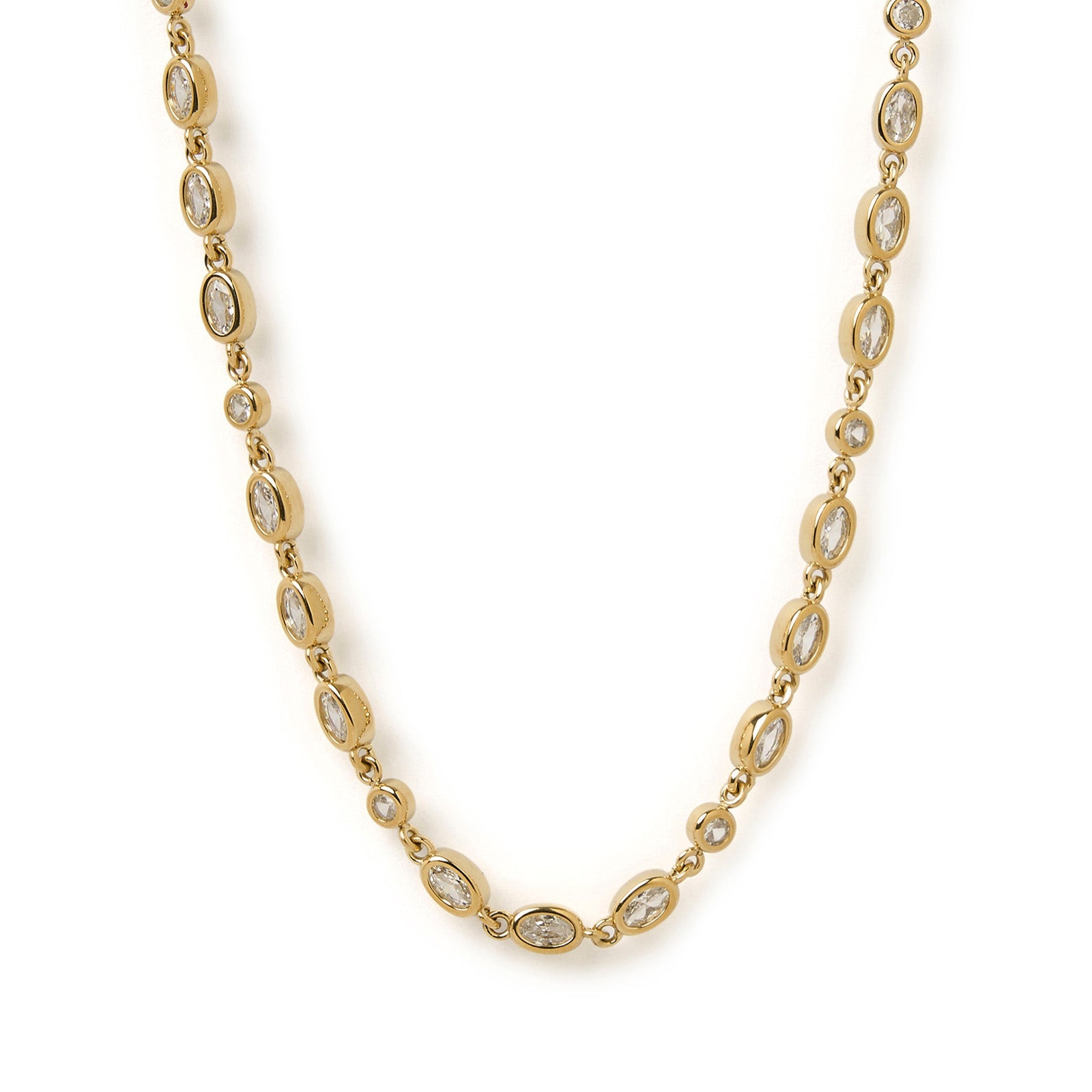 Isadora Gold Necklace - Stone