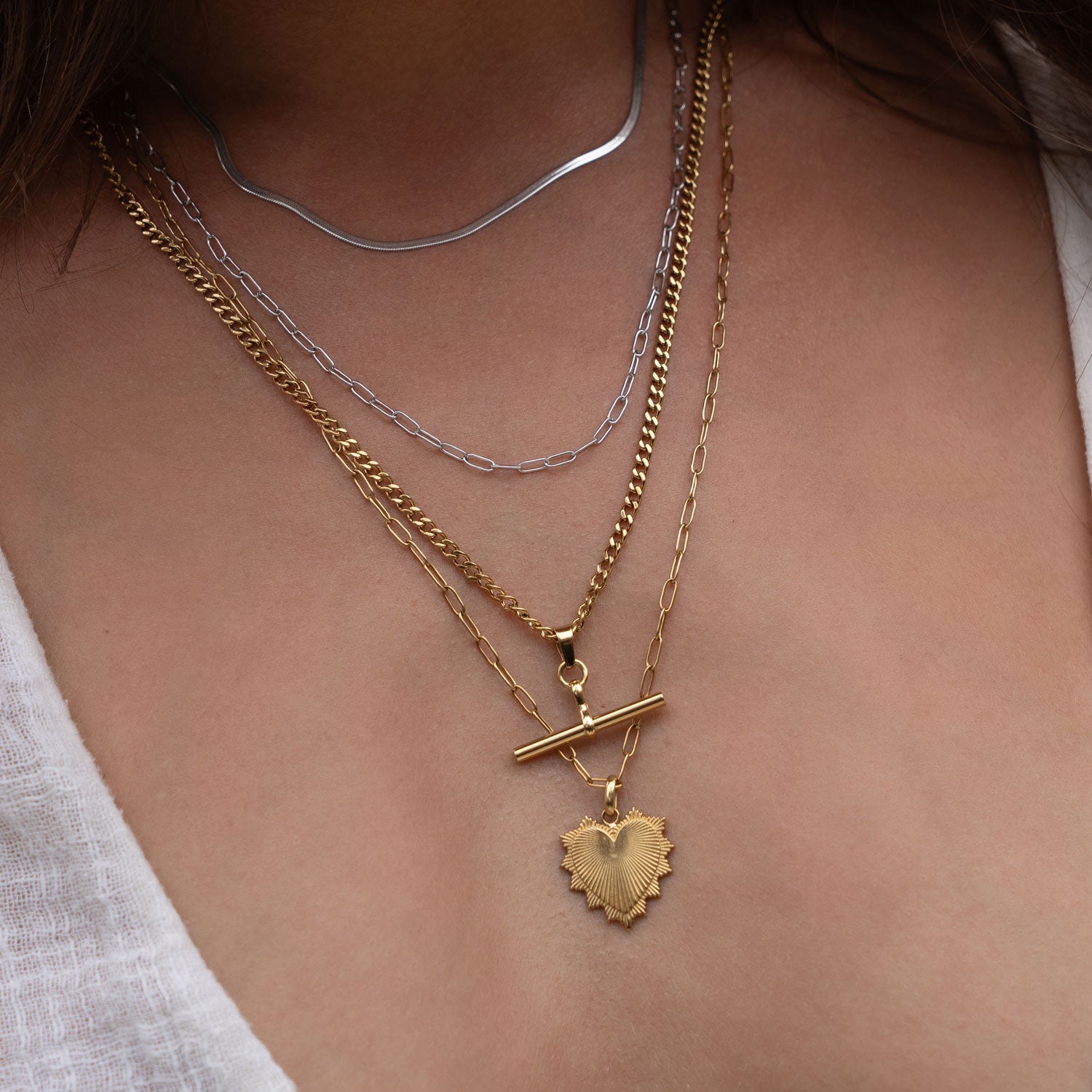 Louie Silver Necklace 2
