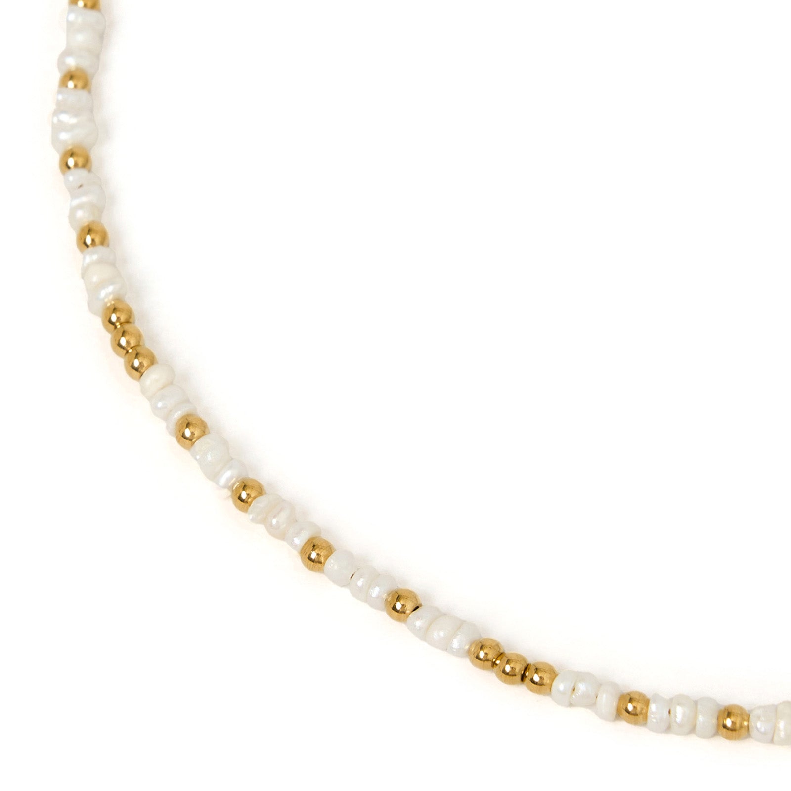 Lucia Pearl and Gold Necklace 5