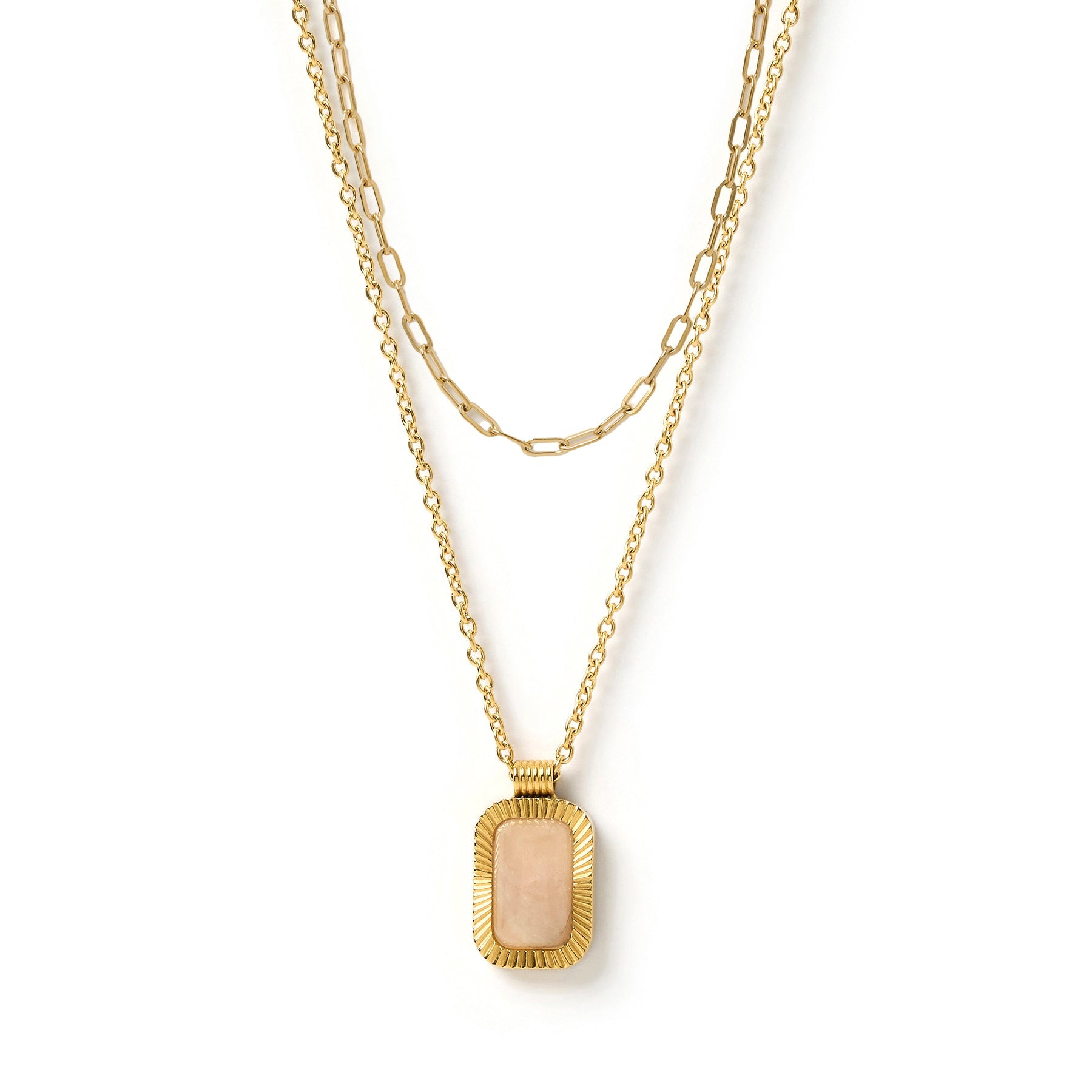 Matteo Necklace Stack - Rose