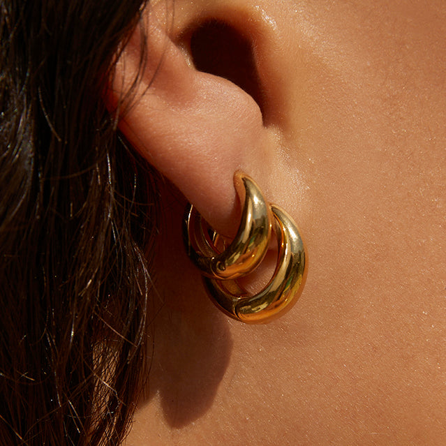 Maxi Earring Stack - Gold 2
