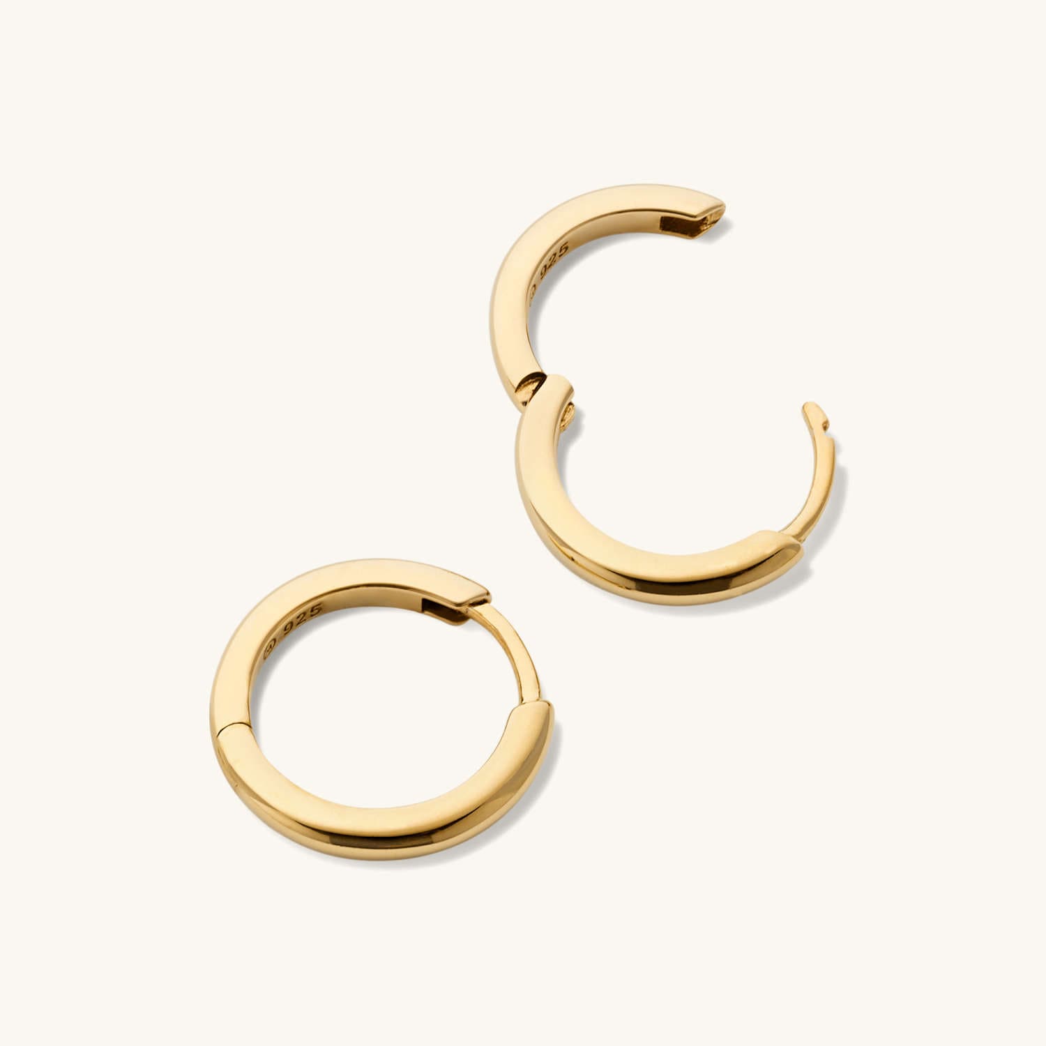 Gold Medium Hoop Earrings