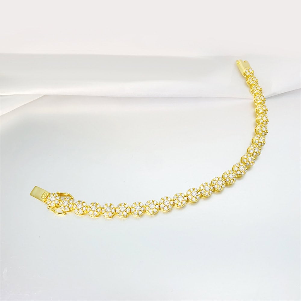 Moissanite Tennis Chain Bracelet