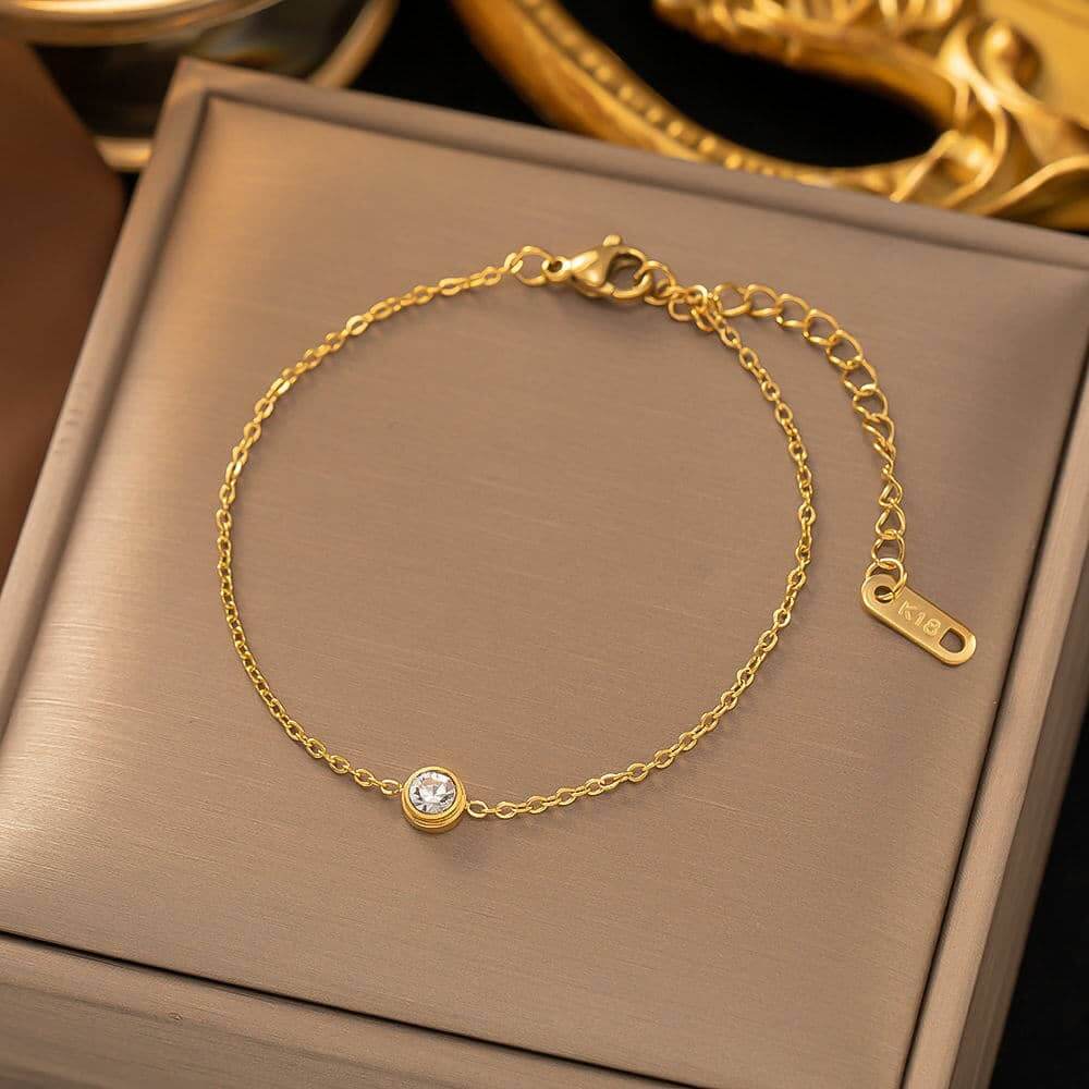 Single Diamond Bracelet