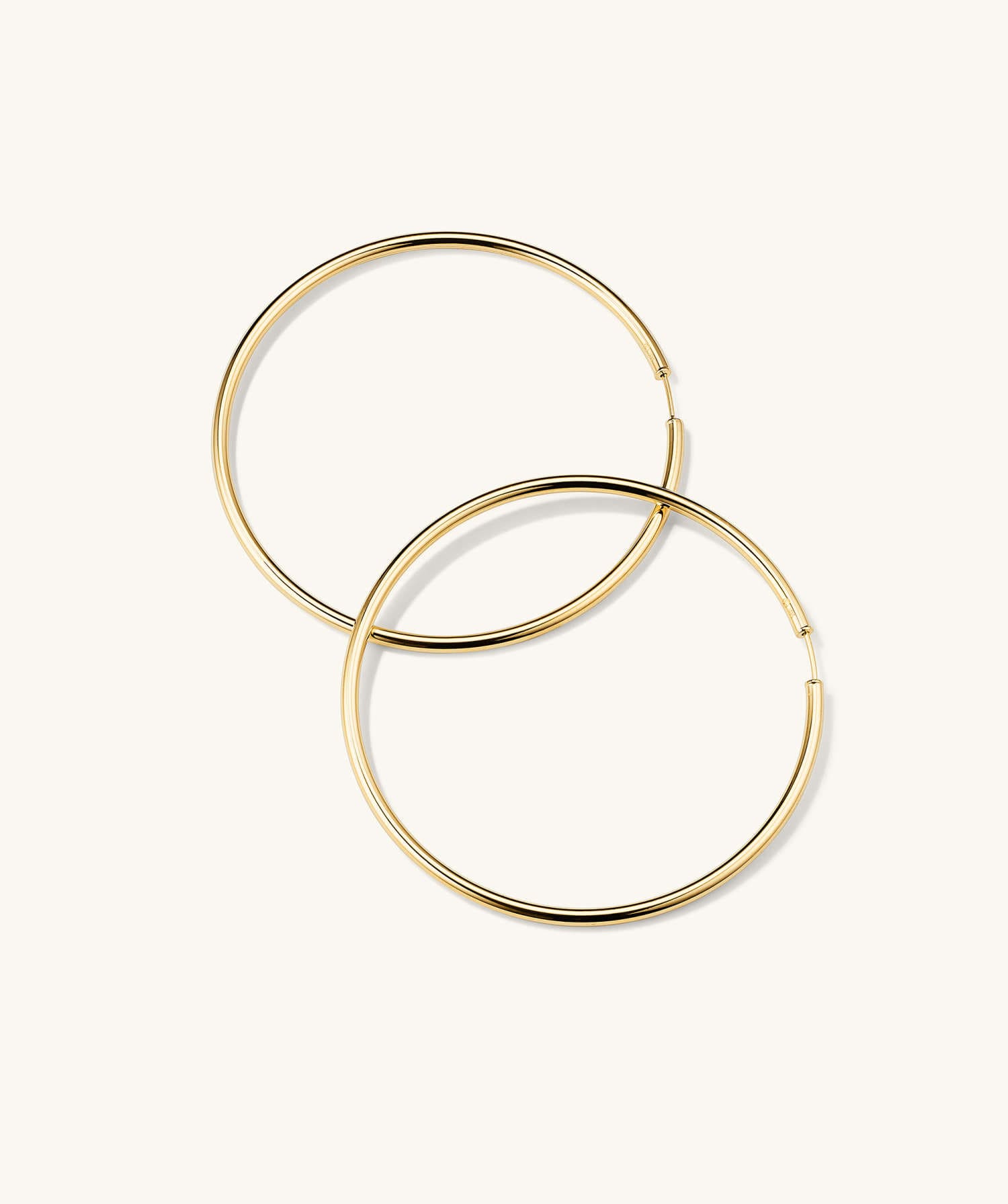 Gold Oversized Hoop Earrings