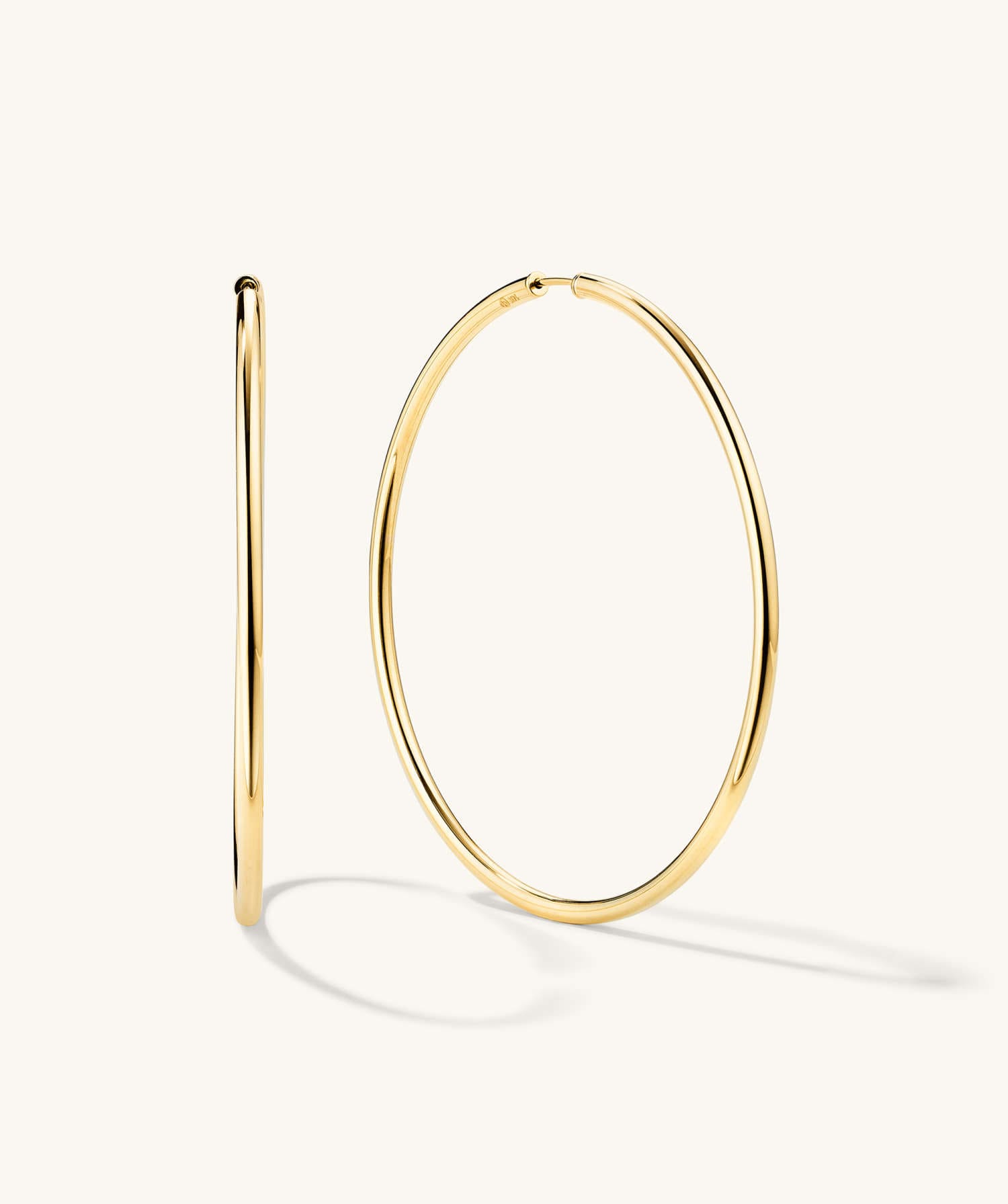 Gold Oversized Hoop Earrings